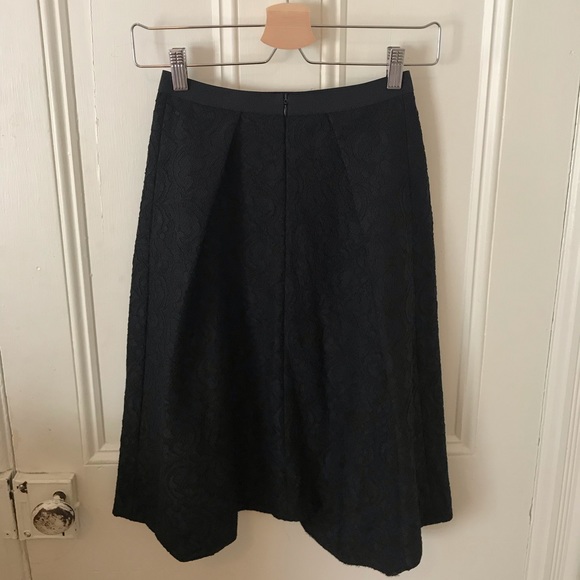 Black A Line Midi Zara Skirt - Picture 3 of 4